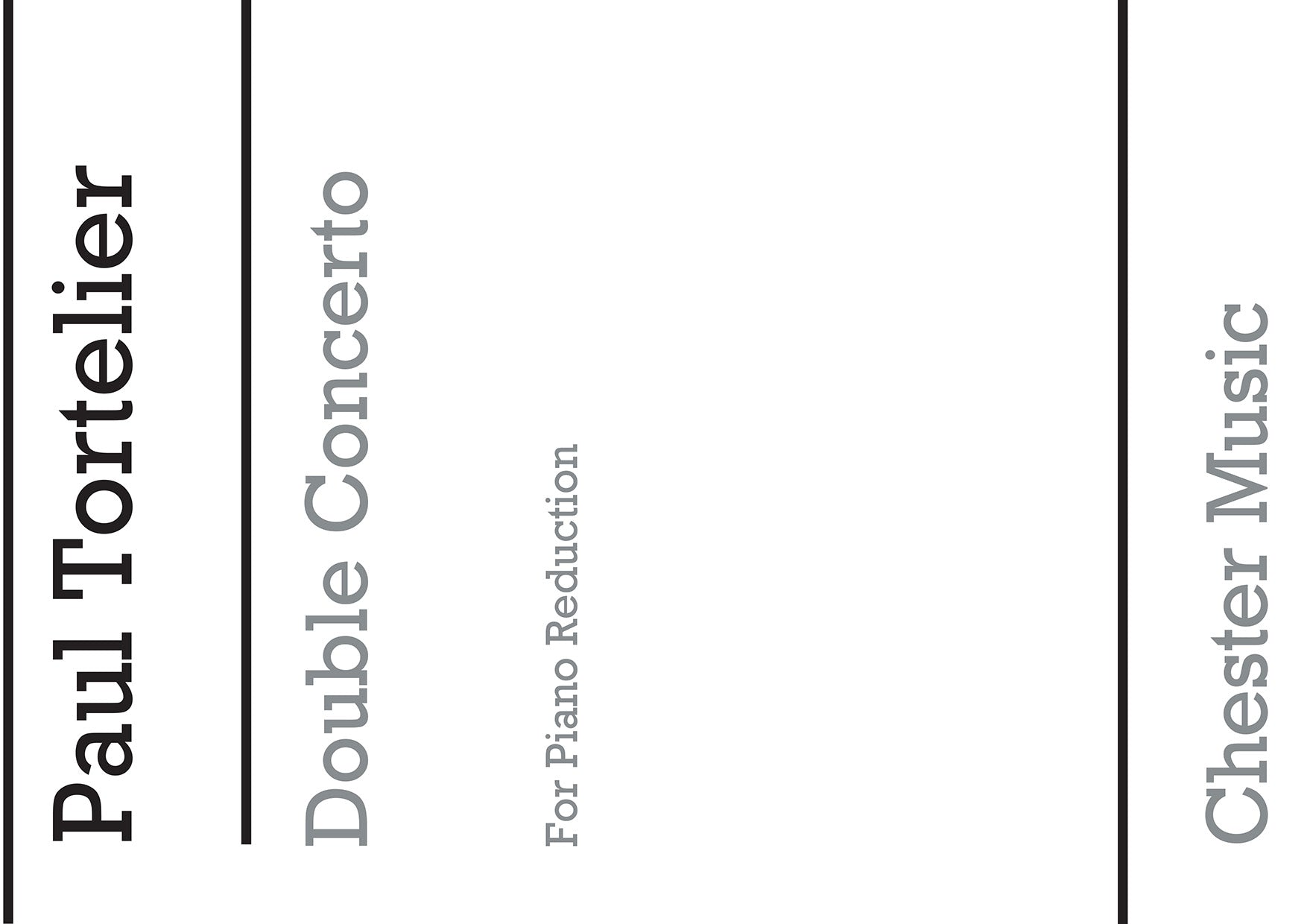 Double Concerto (Piano Reduction) de Paul Tortelier, Livre pour accompagnement de piano