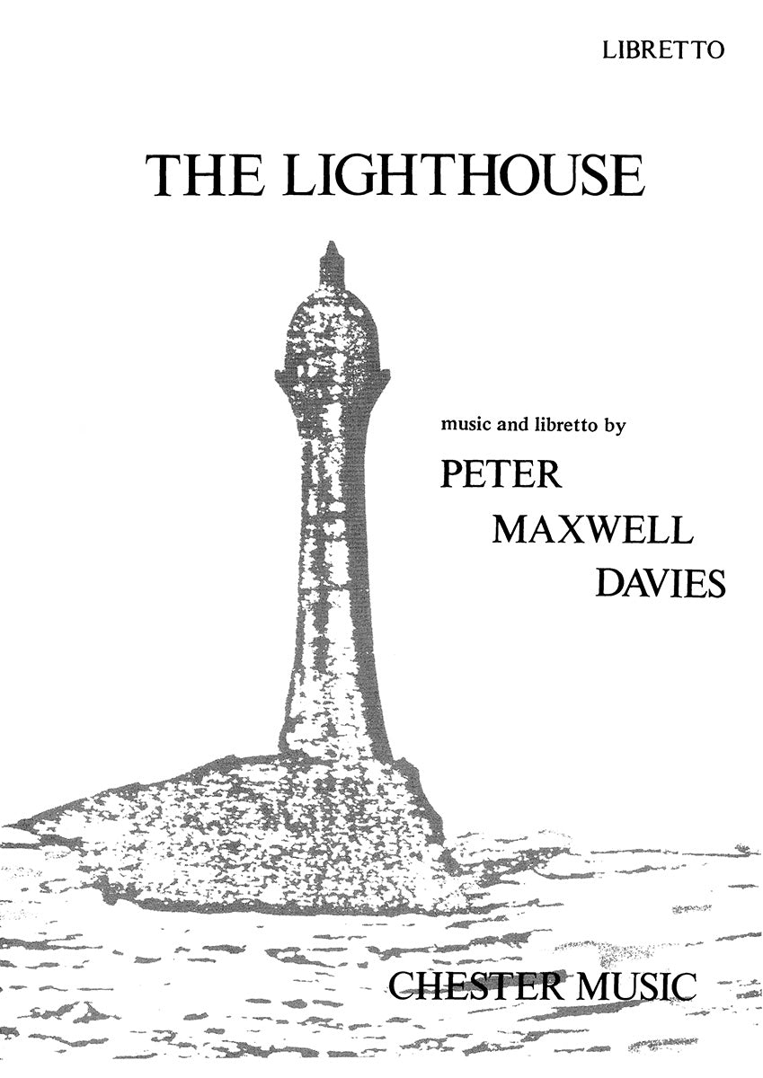 The Lighthouse (Libretto), Livre pour libretto