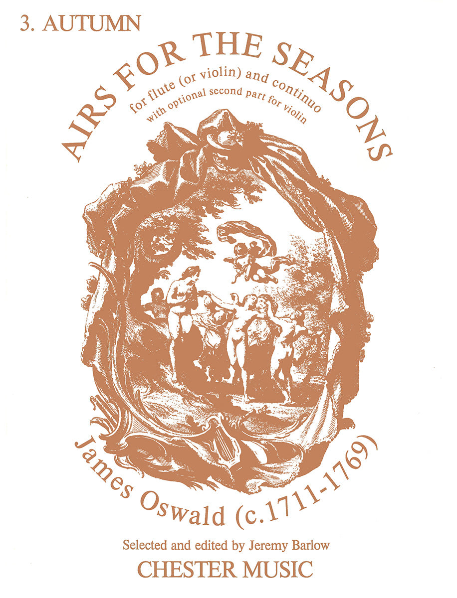 Airs For The Seasons de Oswald James, Livre pour flûte et Piano