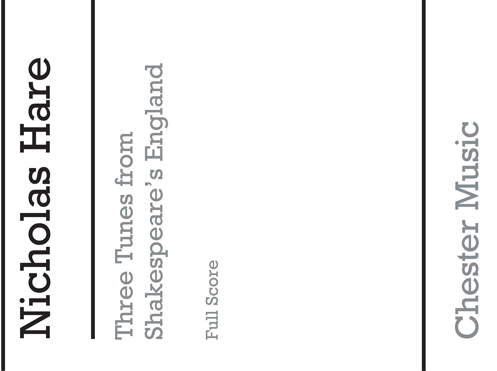 Playstrings Easy No. 2 Three Tunes de Nicholas Hare, Livre pour orchestre