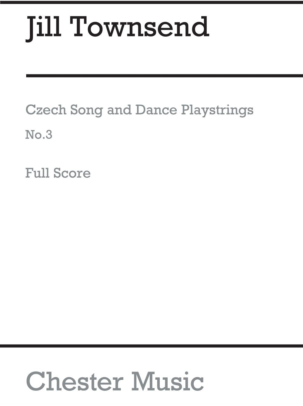 Playstring Moderately Easy No 3 Czech Song & Dance de Townsend, Livre pour orchestre