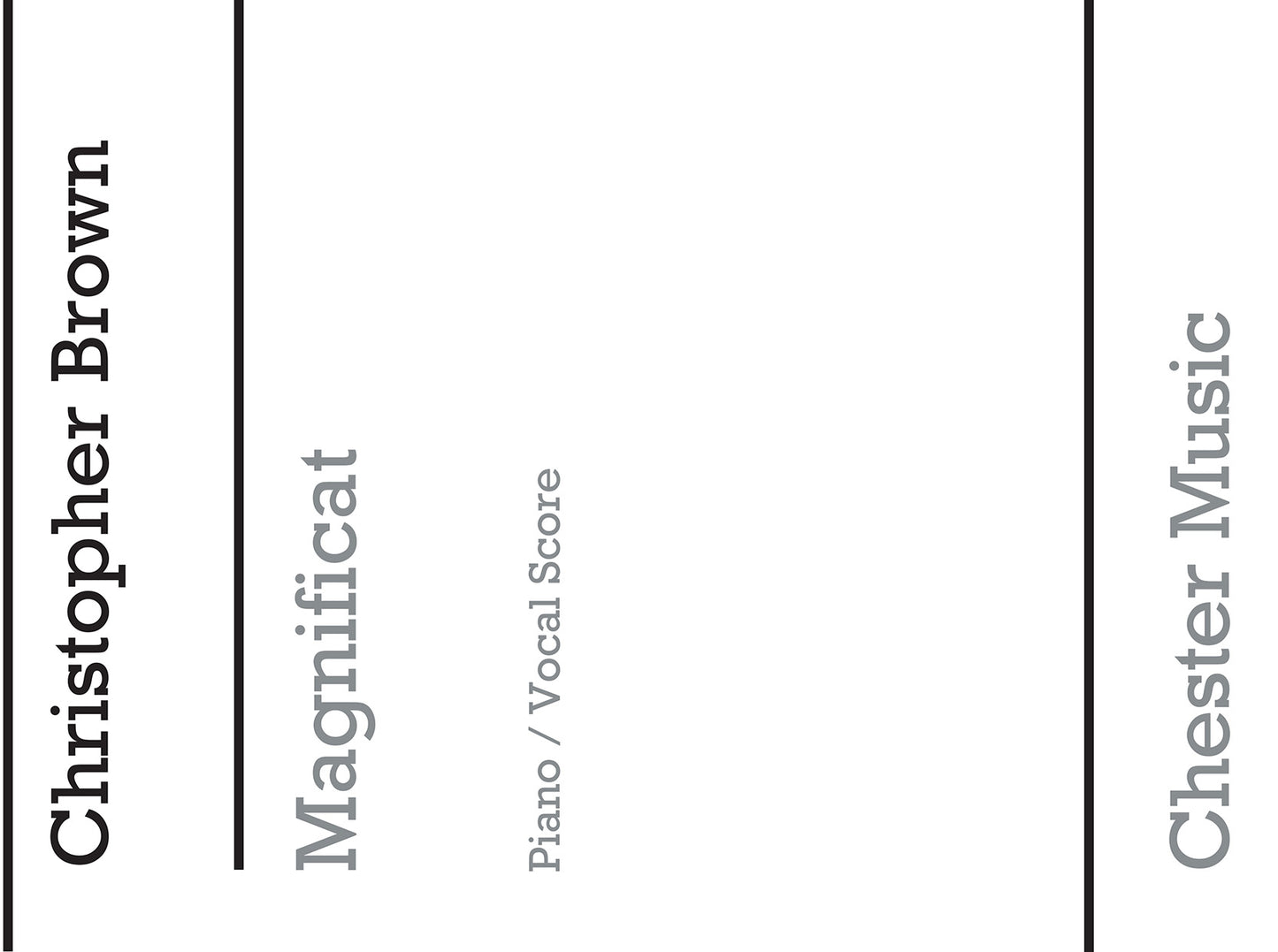 Magnificat Op. 52 de Christopher Brown