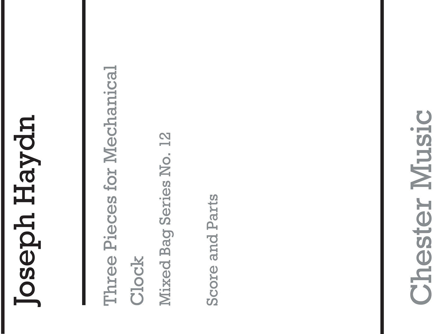 Three Pieces For Mechanical Clock de Franz Joseph Haydn, Partition + parties pour ensemble à vent
