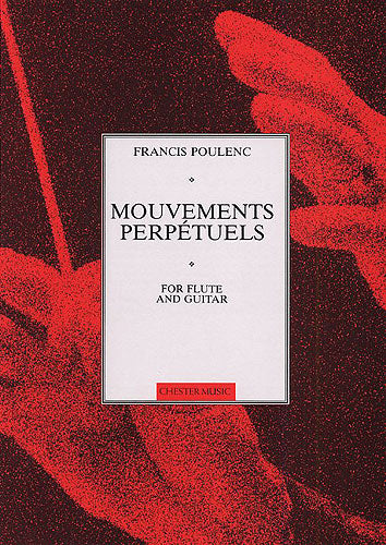 Mouvements Perpétuels de Francis Poulenc, Livre pour flûte et Guitare