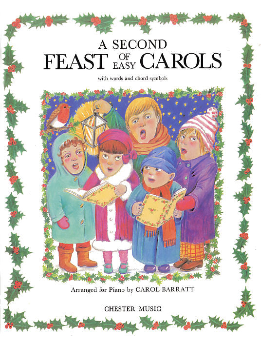 A Second Feast Of Easy Carols de C. Barratt, Livre pour piano et Chant et Guitare