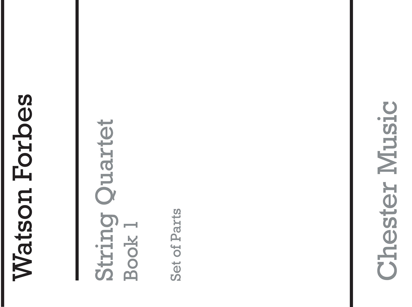 Easy String Quartets Book One (Score Only), Partition pour quatuor à cordes