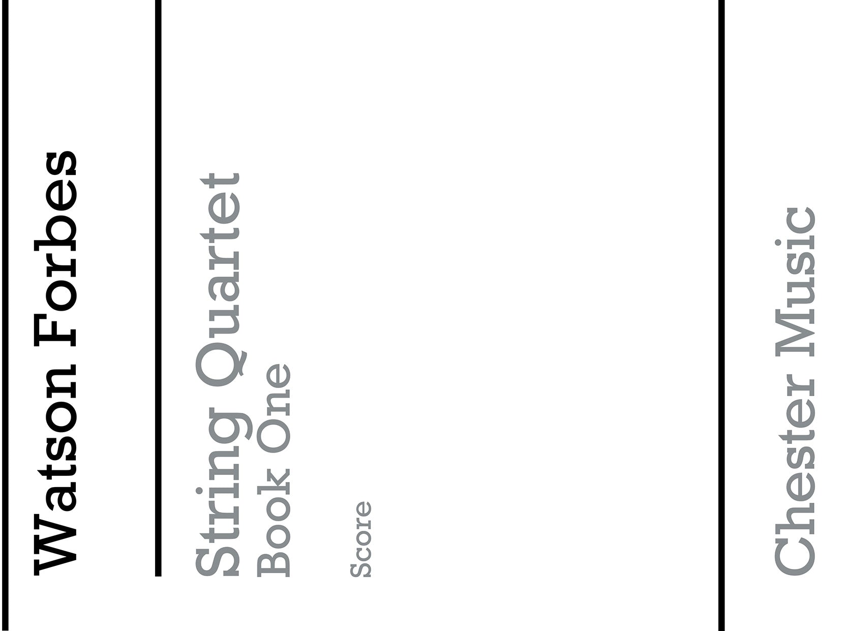 Easy String Quartets Book One, Partition + parties pour quatuor à cordes