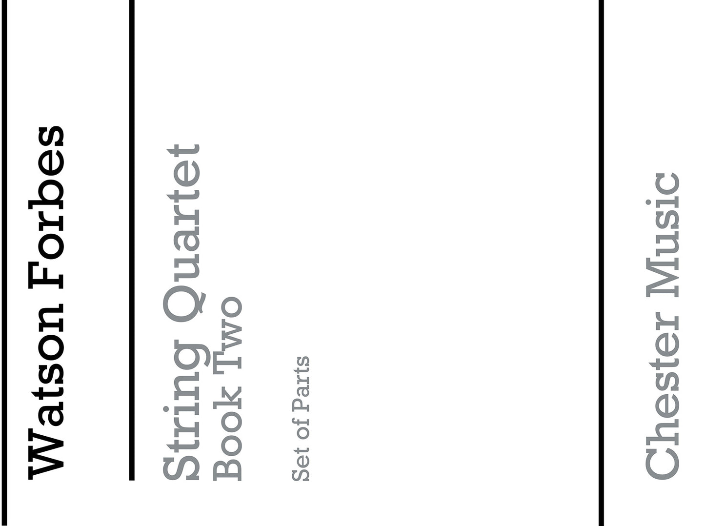 Easy String Quartets Book 2 (Parts Only) de Watson Forbes, Livre pour quatuor à cordes