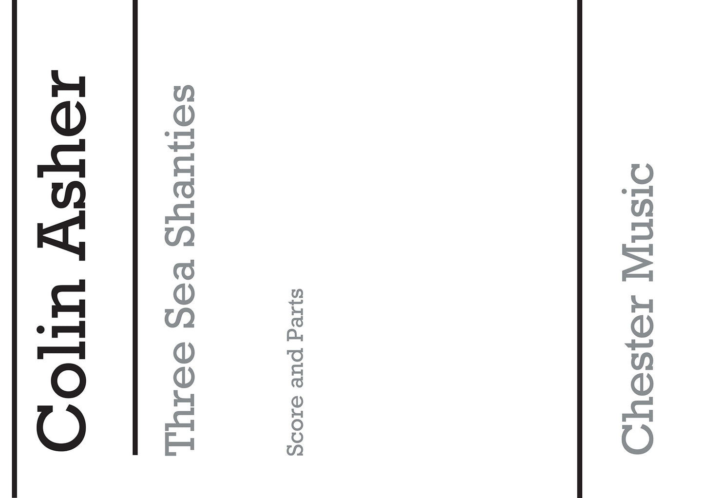 Three Sea Shanties, Partition + parties pour quatuor de cuivres