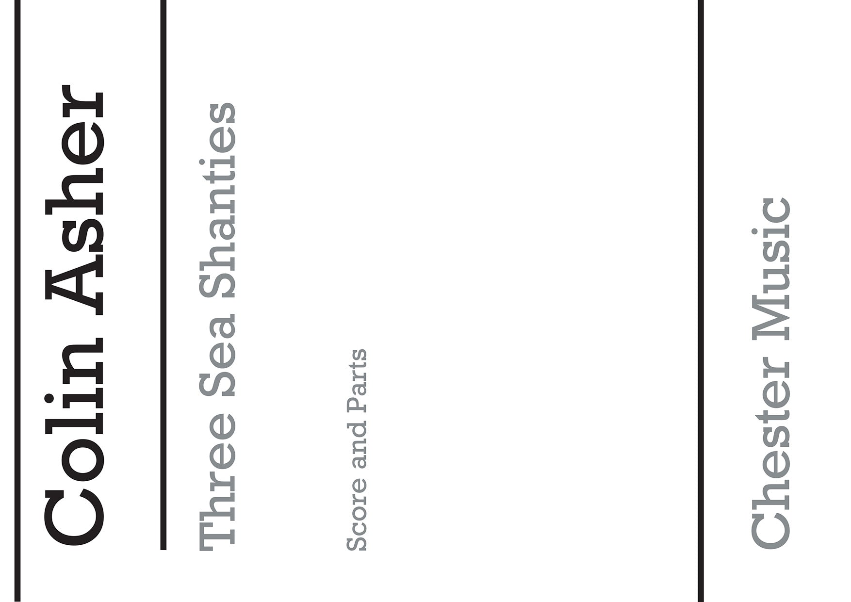 Three Sea Shanties, Partition + parties pour quatuor de cuivres
