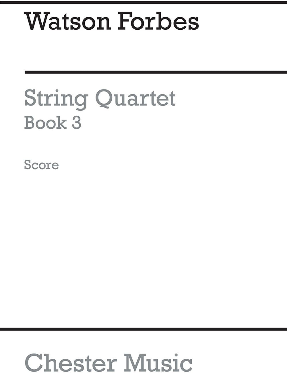 Easy String Quartets Book 3 (Score Only), Partition pour quatuor à cordes