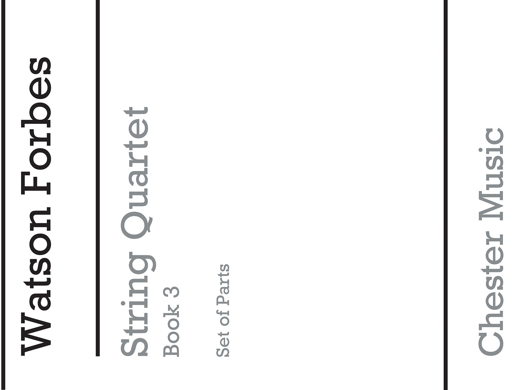 Easy String Quartets Book 3 (Parts Only), Livre pour quatuor à cordes