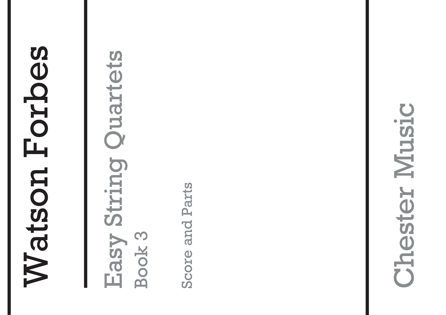 Easy String Quartets Book 3, Partition + parties pour quatuor à cordes