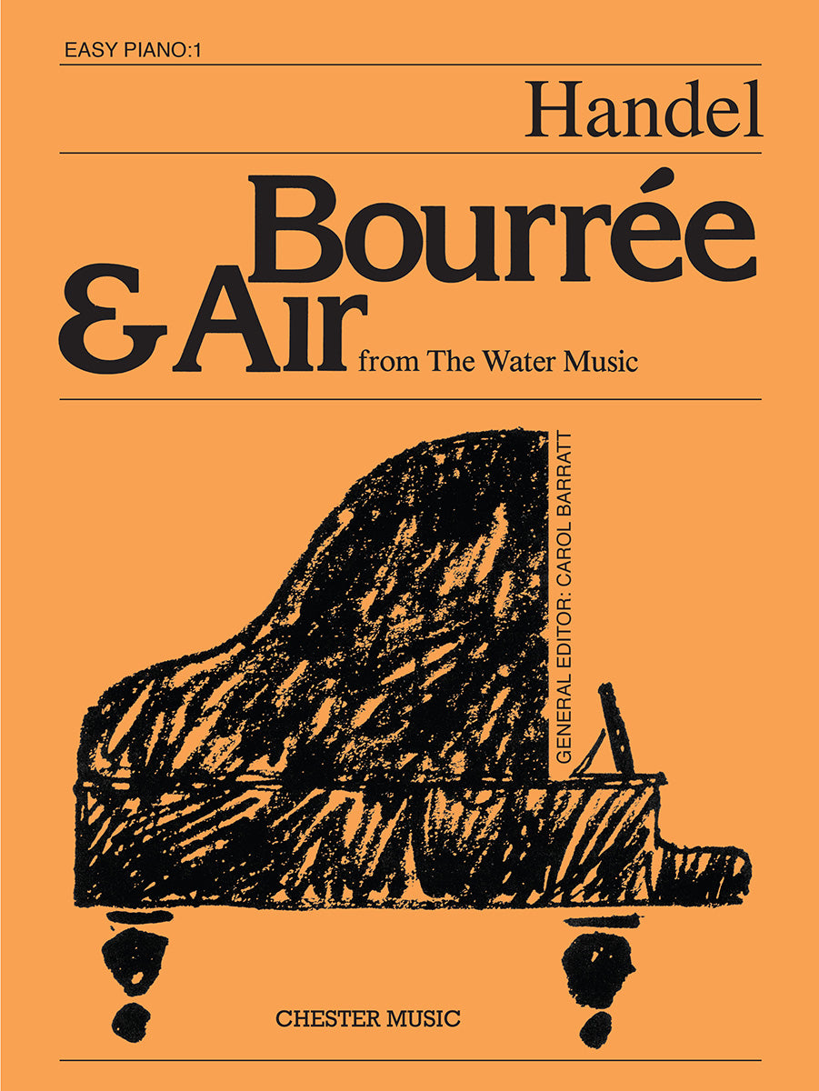 Air & Bourree de Georg Friedrich Händel, Livre pour piano facile