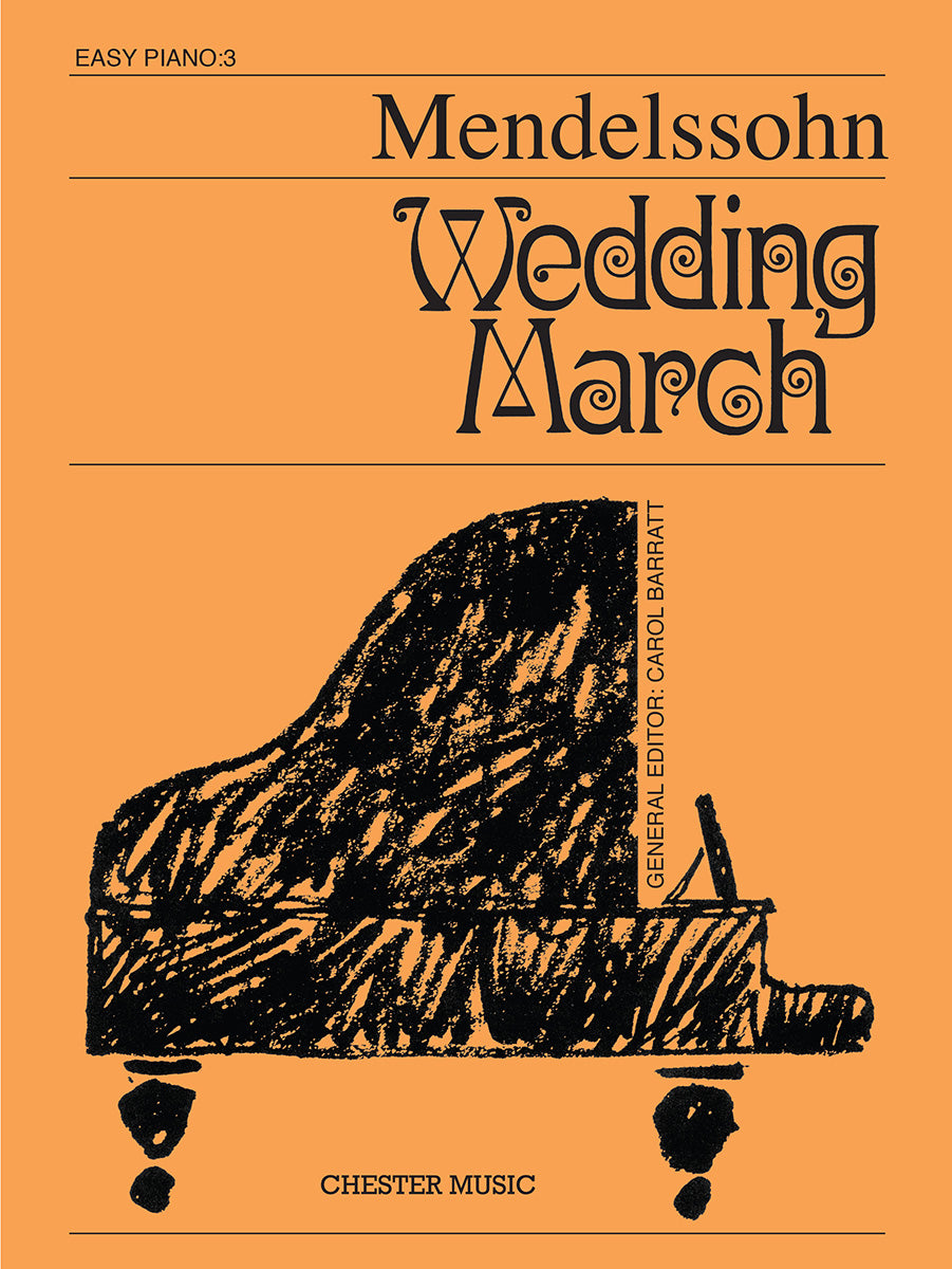 Wedding March de Felix Mendelssohn Bartholdy, Livre pour piano facile