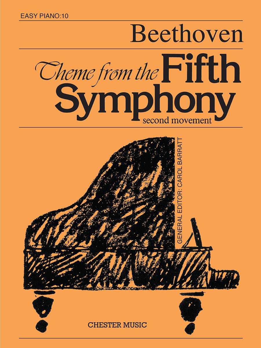 Symphonie 05 C Op.67 Thema de Ludwig van Beethoven, Livre pour piano facile