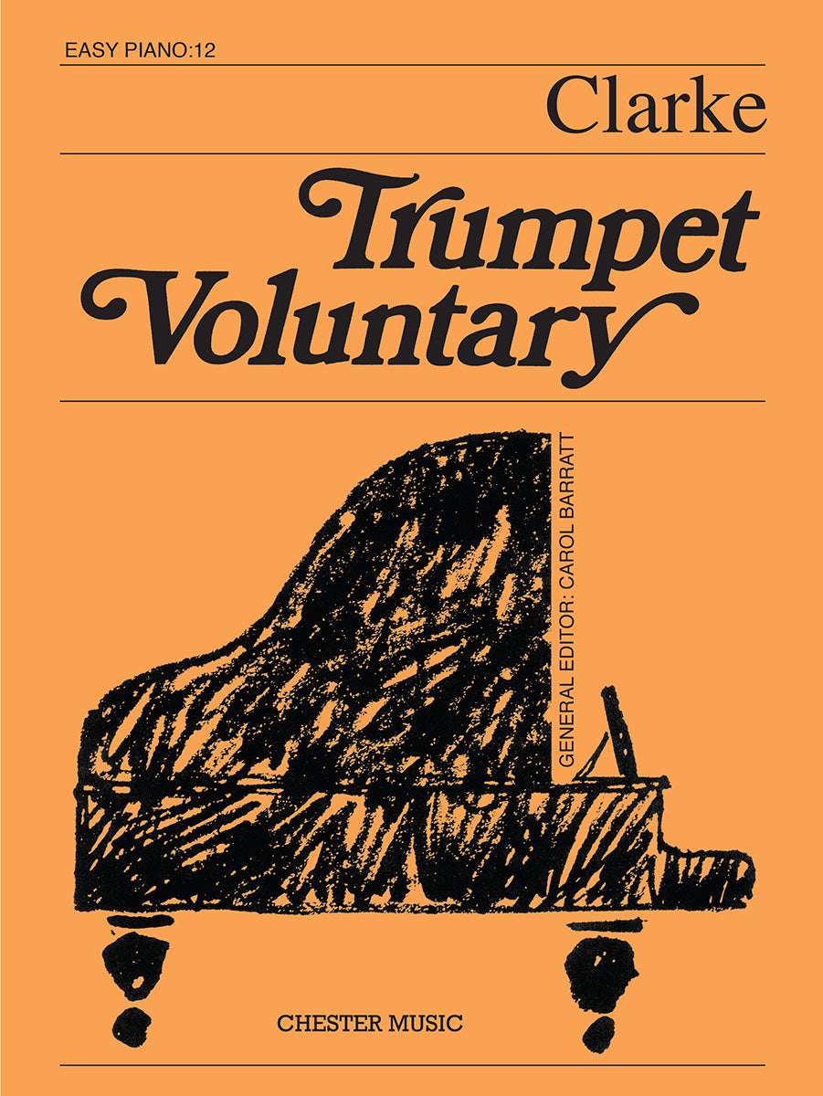Trumpet Voluntary (Easy Piano No.12) de Jeremiah Clarke, Livre pour piano facile