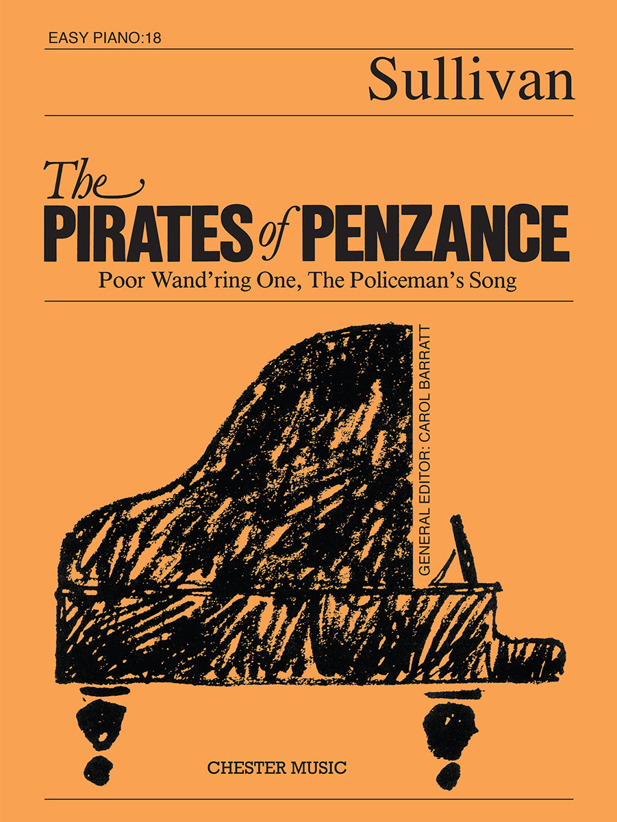The Pirates of Penzance de Arthur Seymour Sullivan, Livre pour piano facile