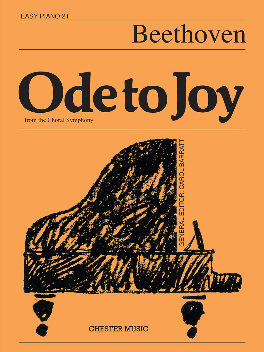 Ode To Joy (Easy Piano No.21) de Ludwig van Beethoven, Livre pour piano facile