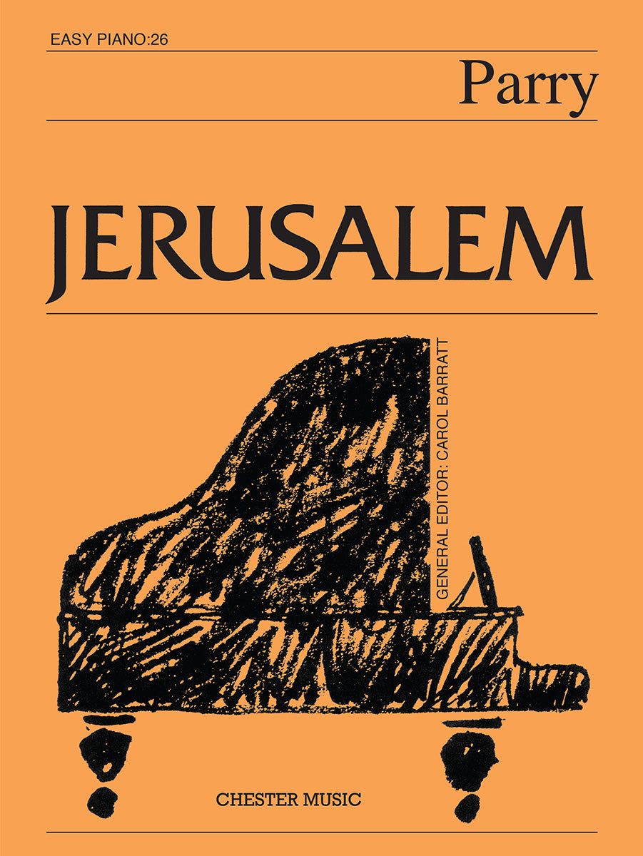 Jerusalem de Hubert Parry, Livre pour piano facile