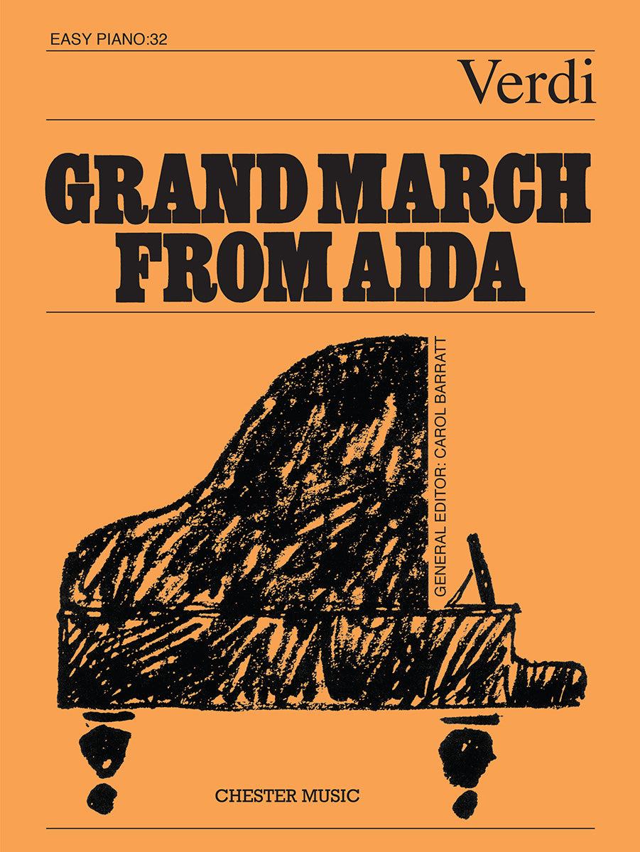 Grand March From Aida (Easy Piano No.32) de Giuseppe Verdi, Livre pour piano facile