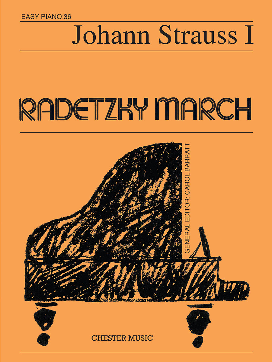 Radetzky March de Johann Strauss Sr., Livre pour piano facile