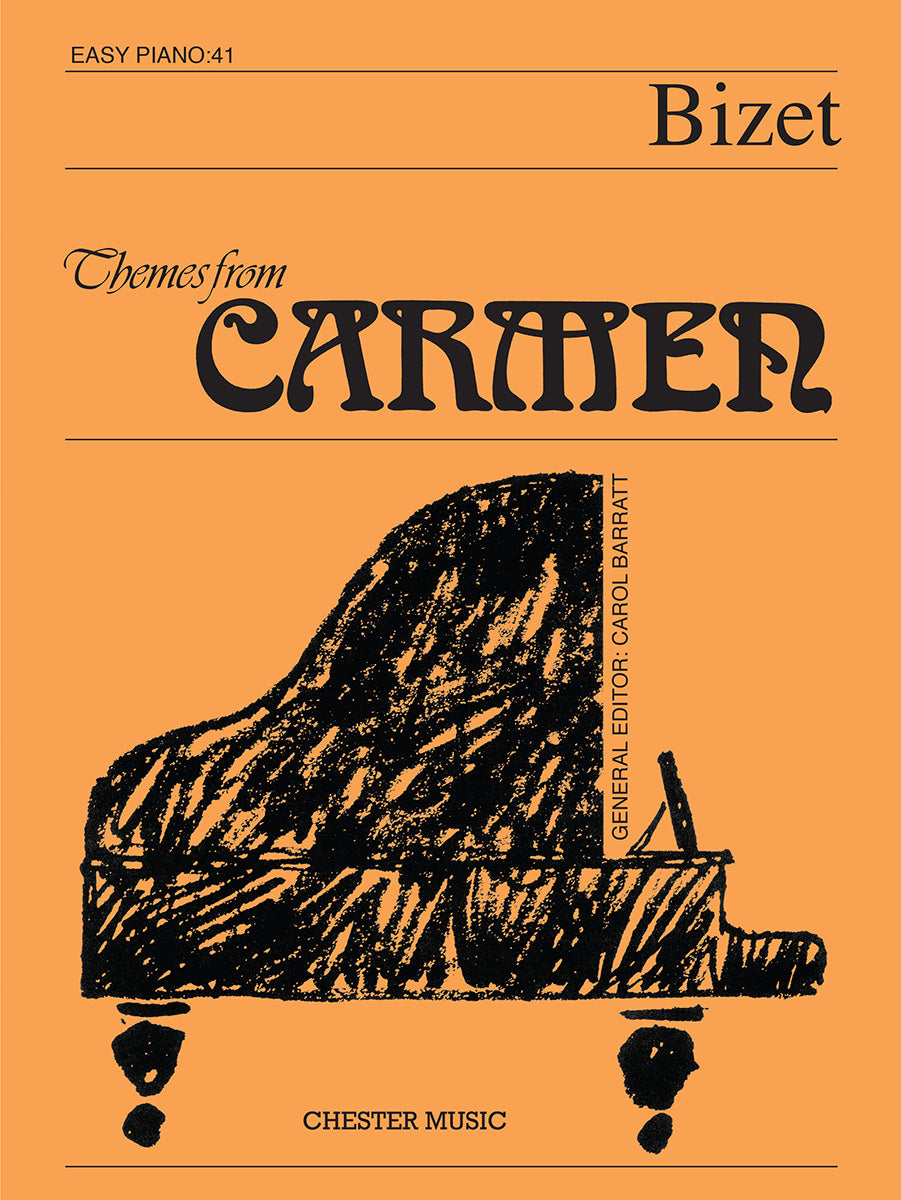 Themes From Carmen (Easy Piano No.41) de Georges Bizet, Livre pour piano facile