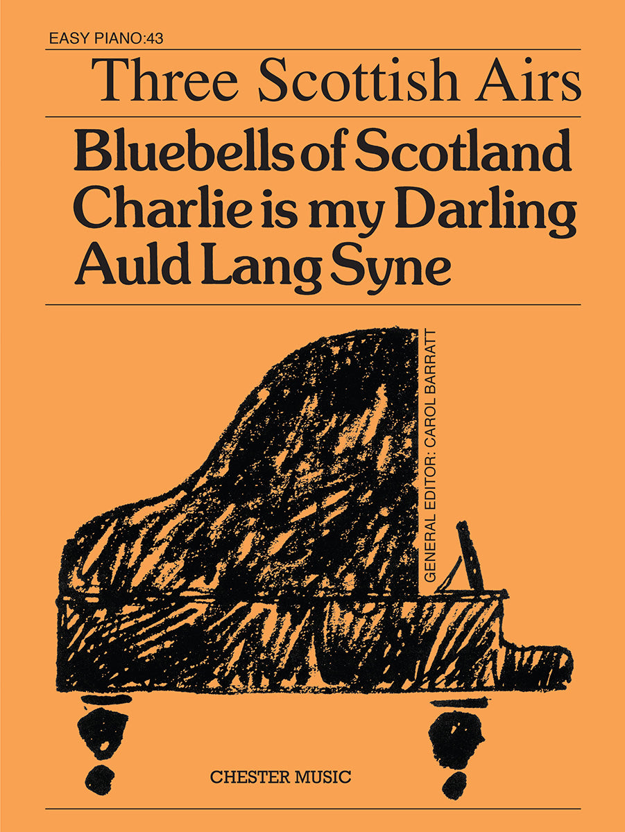 Easy Piano: Three Scottish Airs, Livre pour piano facile