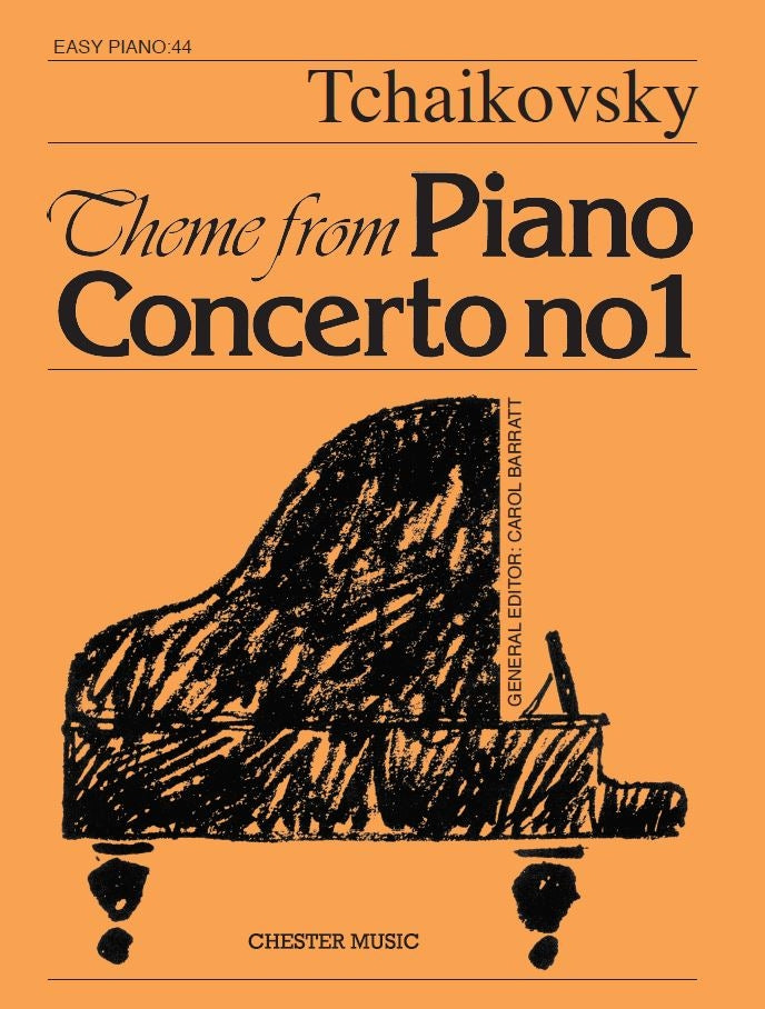 Theme From Piano Concerto No.1 (Easy Piano No.44) de Pyotr Ilyich Tchaikovsky, Livre pour piano facile