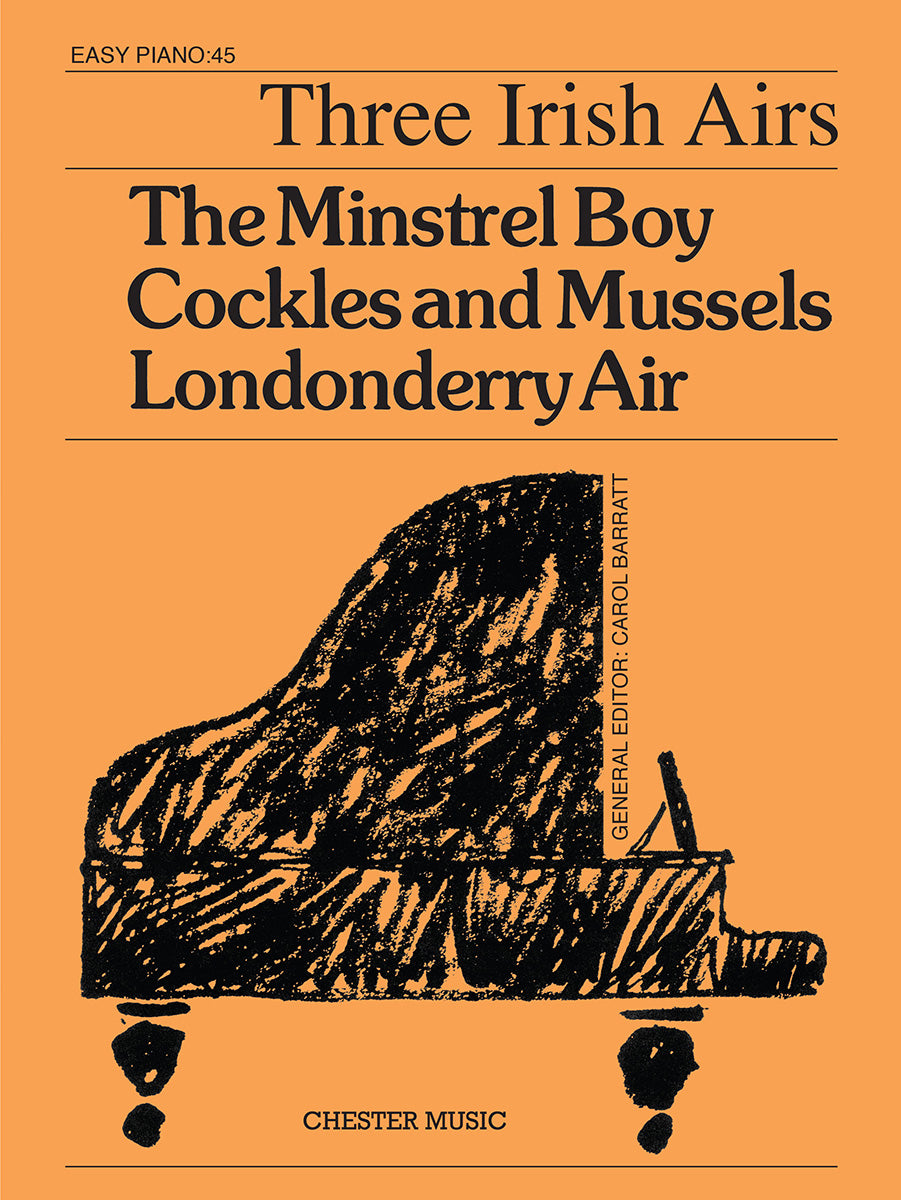 Three Irish Airs, Livre pour piano facile