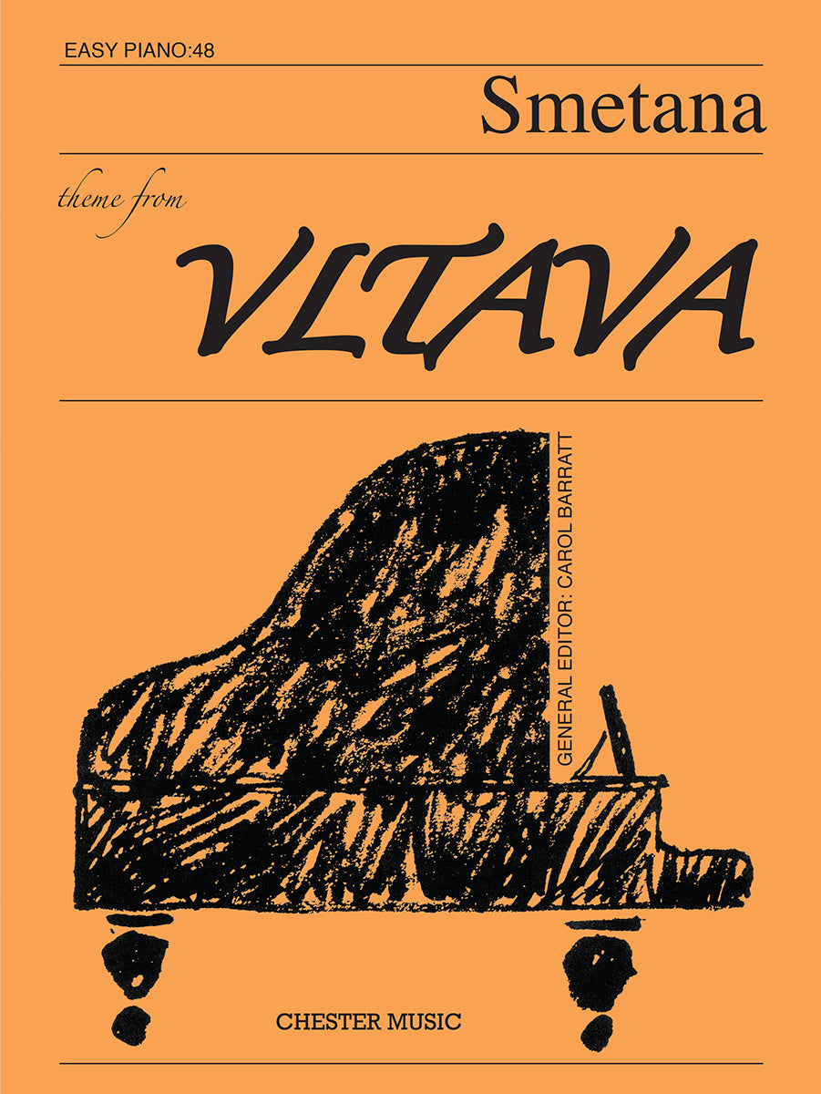 Theme from Vltava (Easy Piano No.48) de Bedrich Smetana, Livre pour piano
