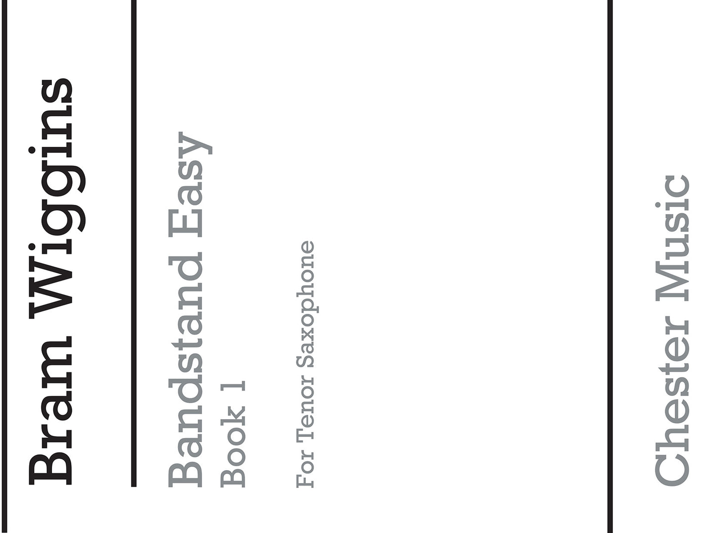 Bandstand Easy Book 1 (Tenor Saxophone), Partie séparée pour saxophone ténor