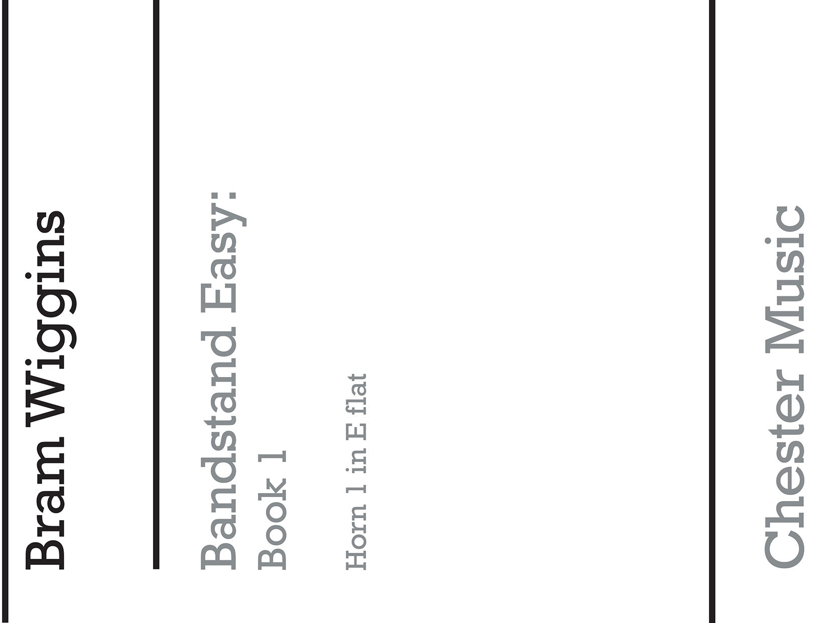 Bandstand Easy Book 1 (Horn 1 In Eb), Partie séparée pour cor en mi bémol