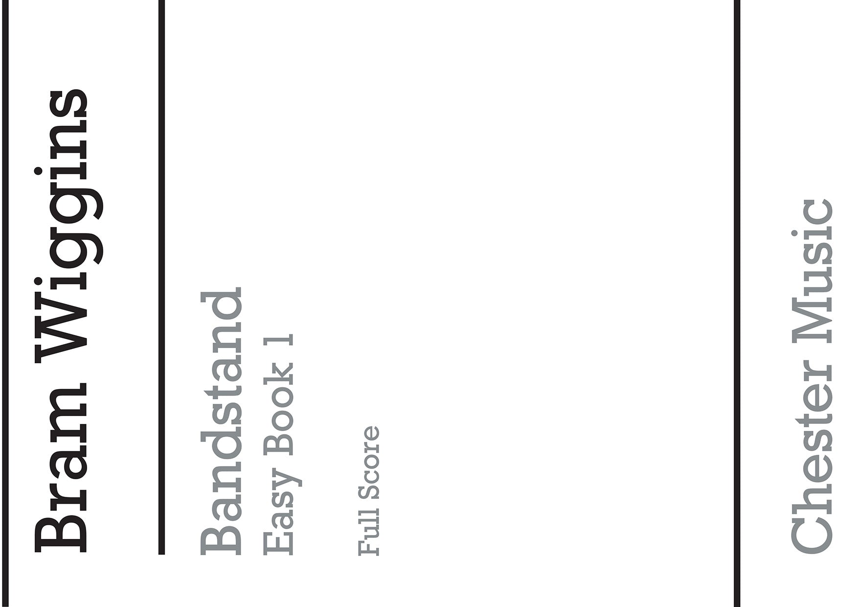 Bandstand Easy Book 1 (Full Score), Partition pour orchestre d'harmonie