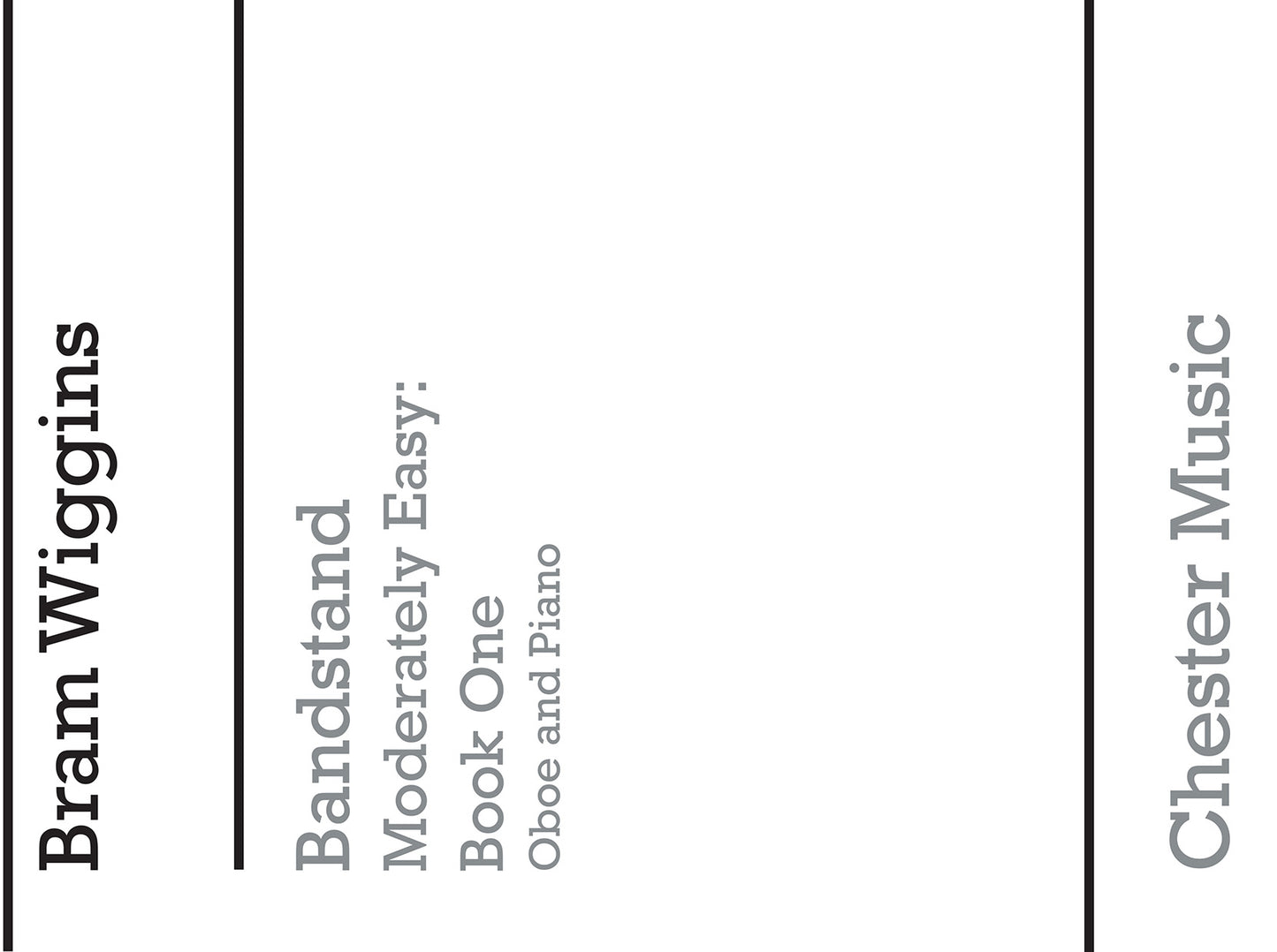 Bandstand Moderately Easy Book 1 (Oboe), Partie séparée pour hautbois