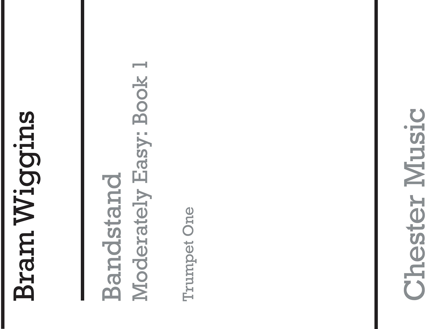 Bandstand Moderately Easy Book 1 (Trumpet 1), Partie séparée pour trompette