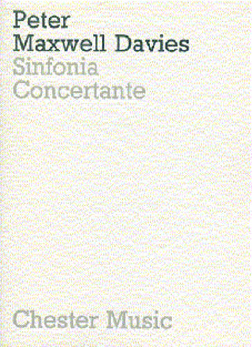 Sinfonia Concertante (Miniature Score) de Peter Maxwell Davies, Partition pour ensemble de chambre