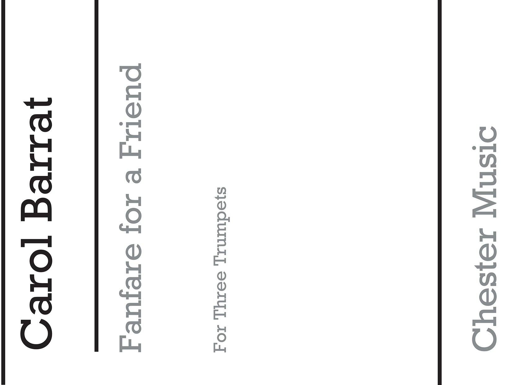 Fanfare For A Friend, Livre pour trompette