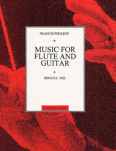 Sonata For Flute And Guitar de Francis Poulenc, Livre pour flûte et Guitare