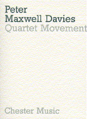 Quartet Movement de Peter Maxwell Davies, Livre pour quatuor à cordes