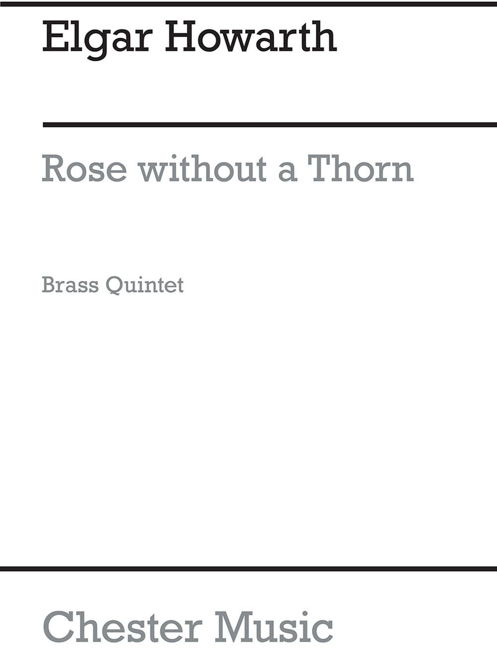 Rose Without A Thorn de Henry VIII, Partition + parties pour quintette de cuivres