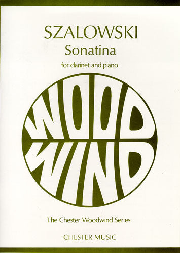 Sonatina For Clarinet And Piano de Antoni Szalowski, Livre pour clarinette et Piano
