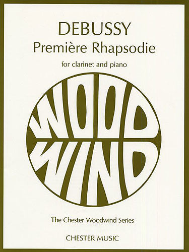 Premiere Rhapsodie de Claude Debussy, Livre pour clarinette et Piano