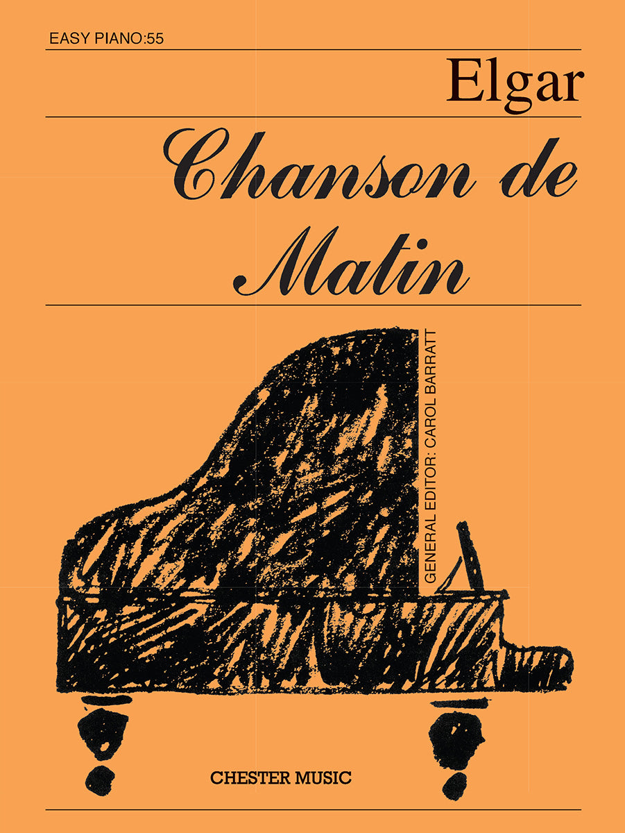 Chanson De Matin de Edward Elgar, Livre pour piano facile