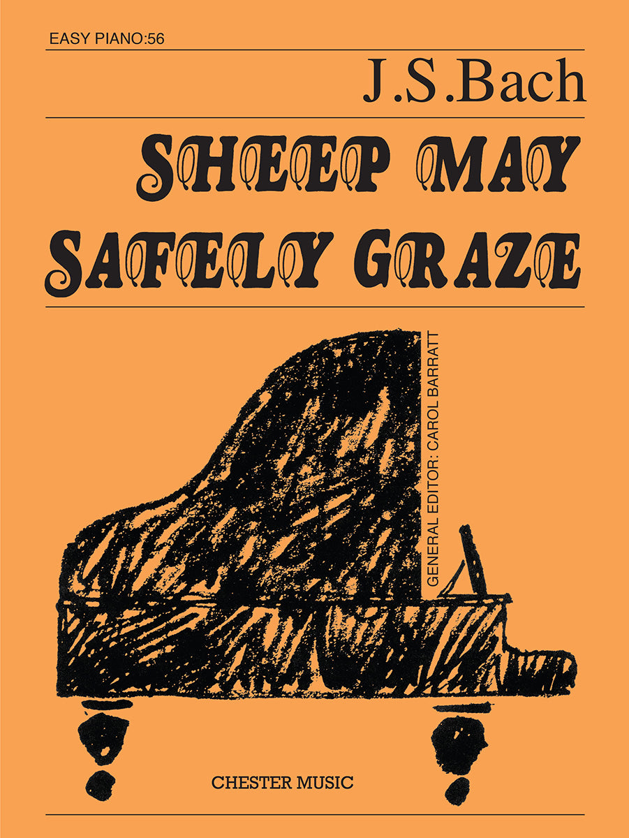 Sheep May Safely Graze de Johann Sebastian Bach, Livre pour piano facile