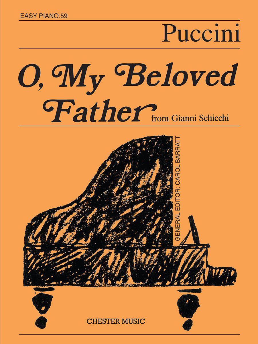 O My Beloved Father (Easy Piano No.59) de Giacomo Puccini, Partition chorale pour piano