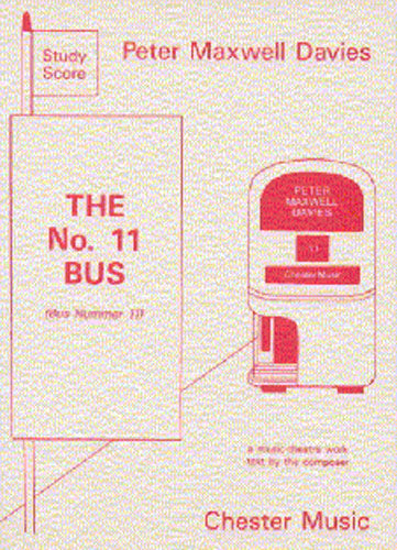 The No. 11 Bus de Peter Maxwell Davies, Livre pour mezzo-soprano et Ténor et Voix de baryton et Ensemble de chambre
