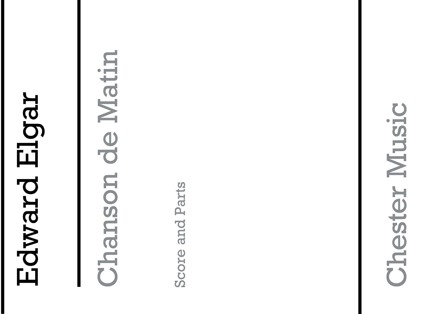 Chanson De Matin de Edward Elgar, Partition + parties pour quintette de cuivres