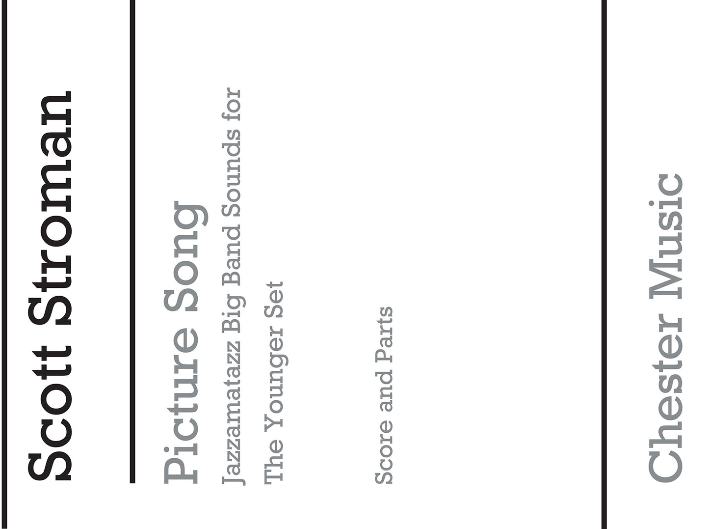 JM4 Picture Song de Scott Stroman, Partition + parties pour ensemble de jazz