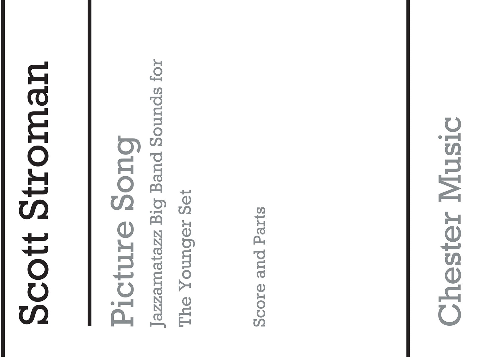 JM4 Picture Song de Scott Stroman, Partition + parties pour ensemble de jazz